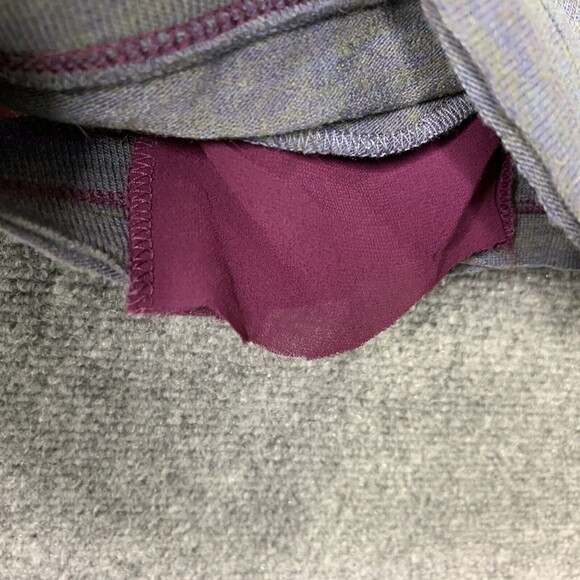 Love Tree Cardigan Sweater Women S Gray W/Semi Sheer Back 4 Button Long Sleeve - Picture 10 of 11